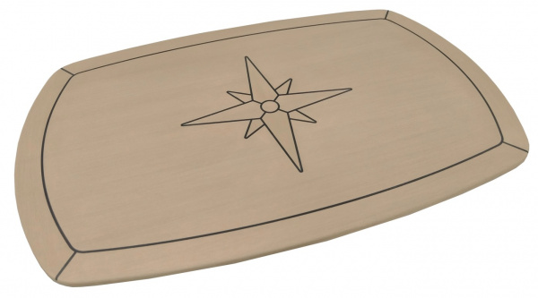 EUDE - Tischplatte Eco Teak Classic Comfort 61X94cm