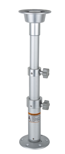 Tischfuß, manuell verstellbarer in 3 Stufen, Höhenverstellung: 45 - 77,5 cm
