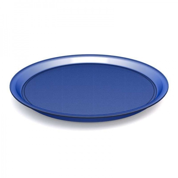 Ornamin-Tablett, Ø 37 cm, blau