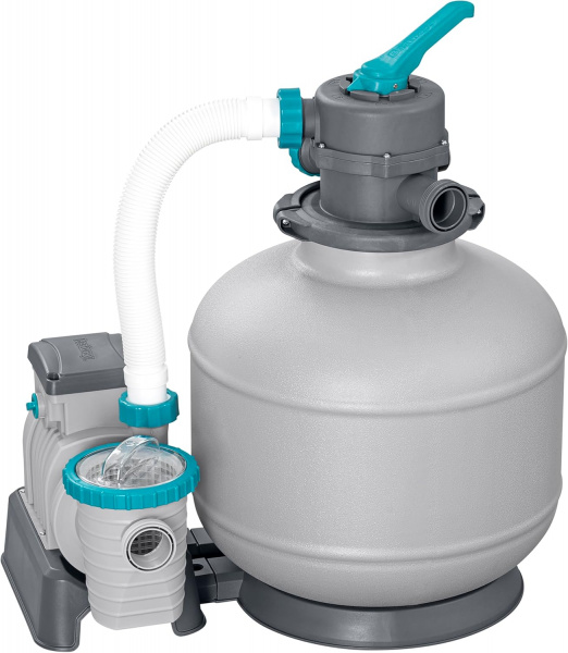 Bestway Sandfilteranlage Sandfilterpumpe mit Zeitschaltuhr 8.327 l/h, 280 W