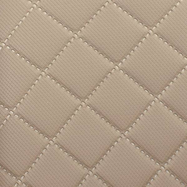 Vinylleder, Haptik ähnlich Stoff, Muster geprägt, Schaumstoffrückseite, beige, 5 m