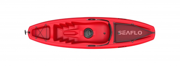 Seaflo Kajak "sit on top", für 1 Person, rot
