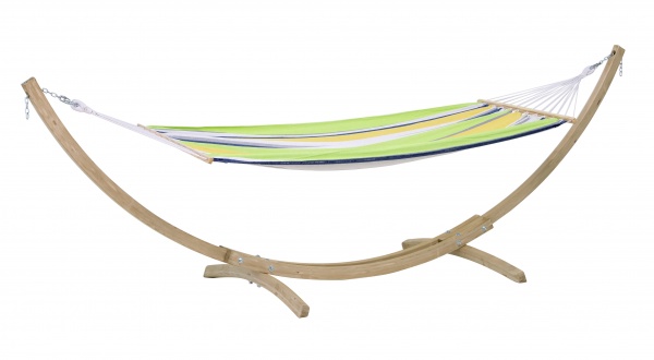 Amazonas Stabhängematte mit Holzgestell "Star Set Kolibri"