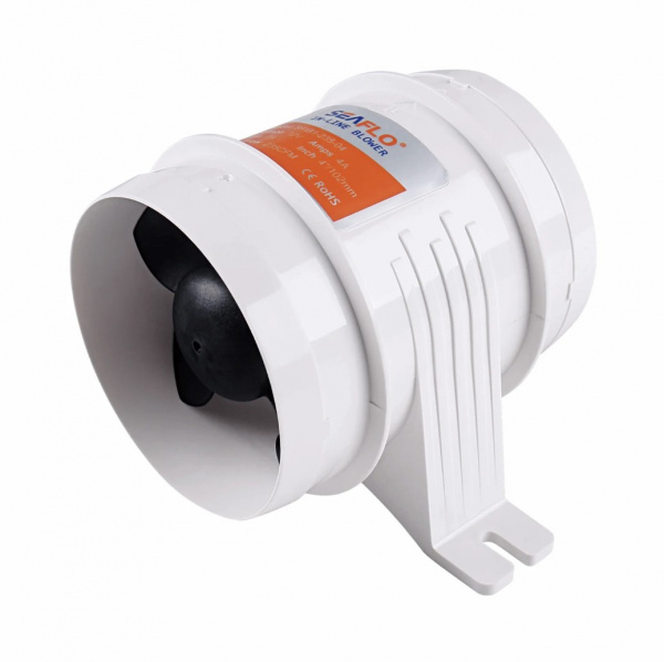Seaflo In-Line Blower / Luftgebläse, 12V, D 102 mm, 235 CFM