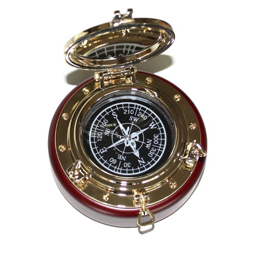 Kompass "Bullauge-Style", runde Form