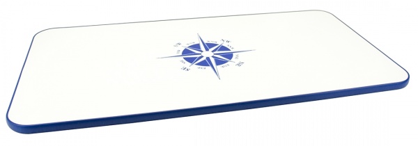 Tischplatte aus melaminbeschichteter Spanplatte, 87 x 45 cm