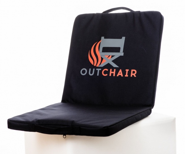 Outchair "STADIUM SEAT" - beheizbare Sitzauflage, 40x40cm, schwarz