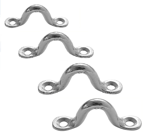 Leitöse aus Edelstahl A2, Ø4 - Ø8 mm, für Tauwerk / Fenderleine / Biminis