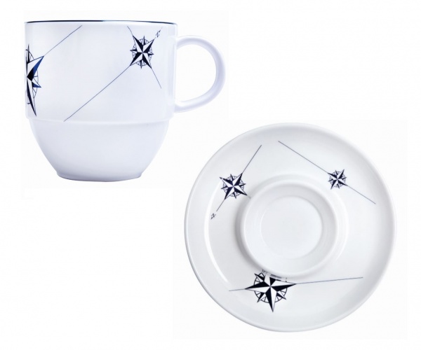 MARINE BUSINESS - "NORTHWIND" - Kaffeeset 12 tlg