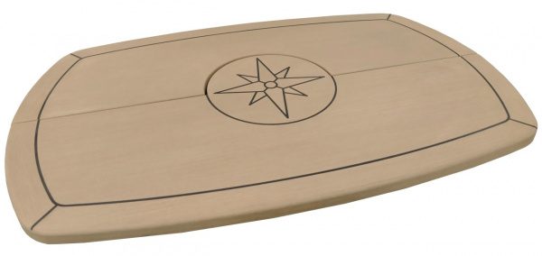 EUDE - Eco Teak Tischplatte klappbar 61x94 cm