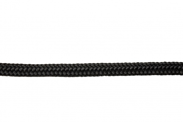 10 mtr. Universal Leine, Polyester, 24-fach geflochten, 8 - 12 mm, schwarz