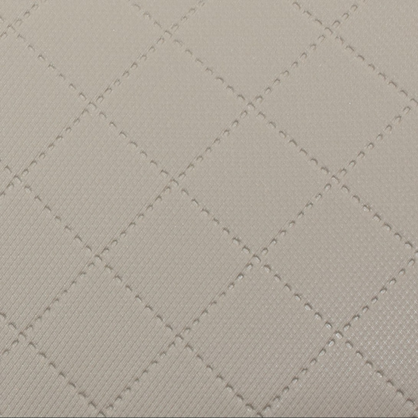 Vinylleder, Haptik ähnlich Stoff, Muster geprägt, Schaumstoffrückseite, taupe, 5 m
