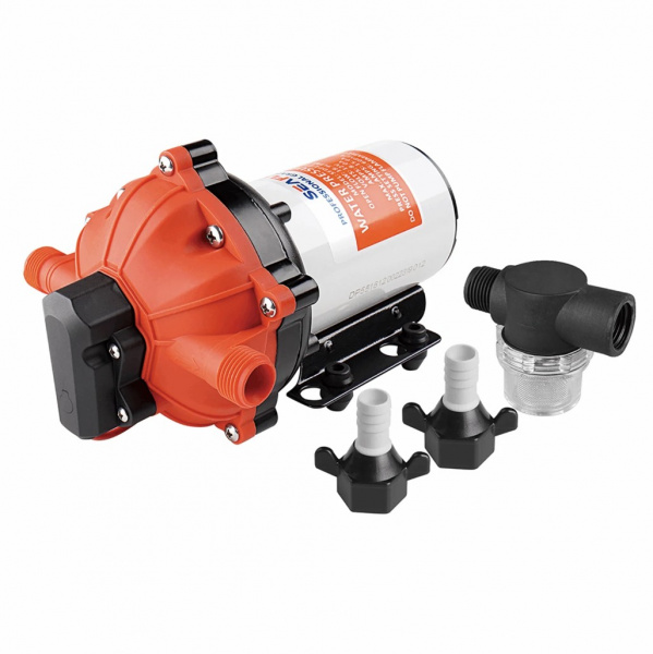 Seaflo ® Membranpumpe 55-Serie, 12V / 5,0 GPM / 18,9 LPM / 60PSI, 5-Kammer