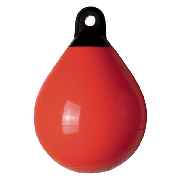 Majoni Kugelfender mit schwarzem Kopf, orange