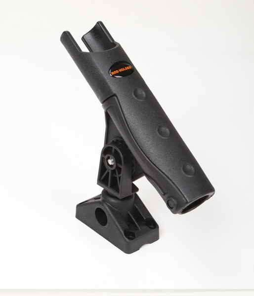 Verstellbarer Angelrutenhalter aus Nylon mit schwarzem Sockel -Auslaufmodell-