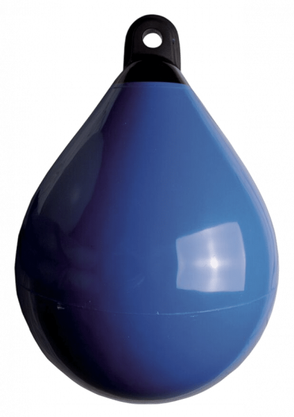 Majoni Kugelfender mit schwarzem Kopf, blau
