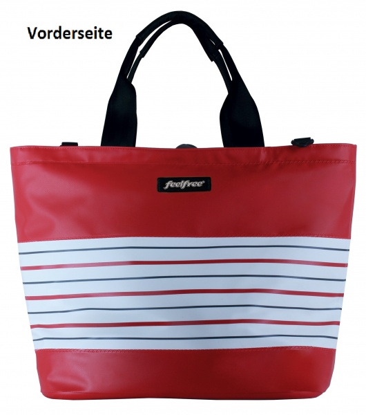 FeelFree Handtasche "BRETON TOTE-Breton Rouge", Größe XL