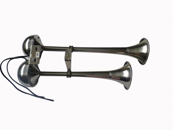 Elektrische Doppel Signalhorn 12V Edelstahl
