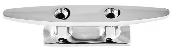 Klampe aus Edelstahl A4, Flach, 2 Bohrungen