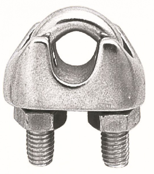 4 x Seilklemme Bügelklemme DIN741 aus Edelstahl A4